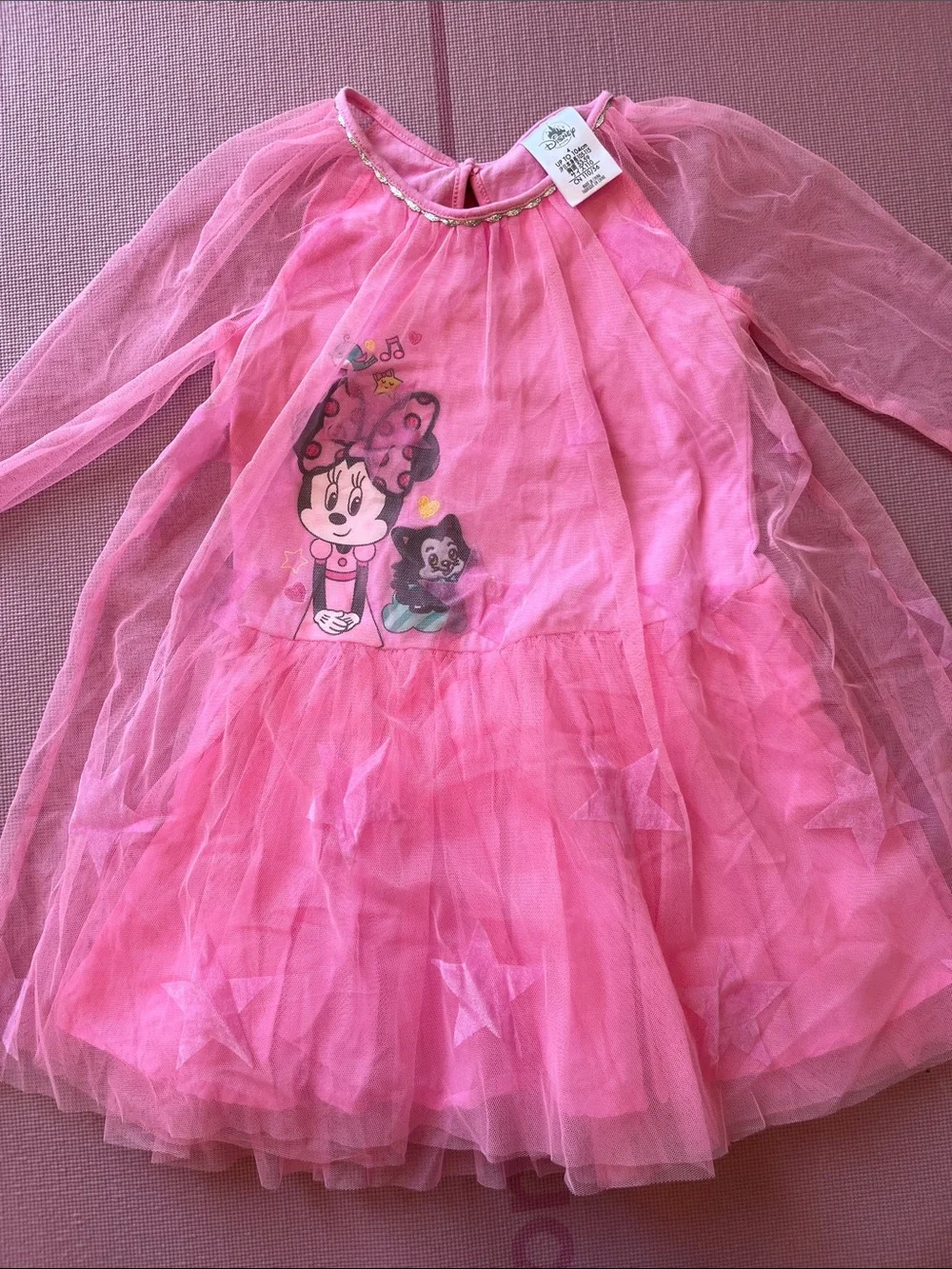 Disney Pink Minnie Mouse Tulle Dress for Kids